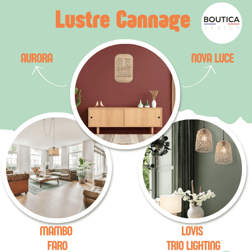 infographie lustre cannage 